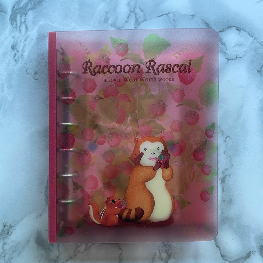 Nippon Animation Raccoon Rascal mini binder - USED - Picture 2 of 7